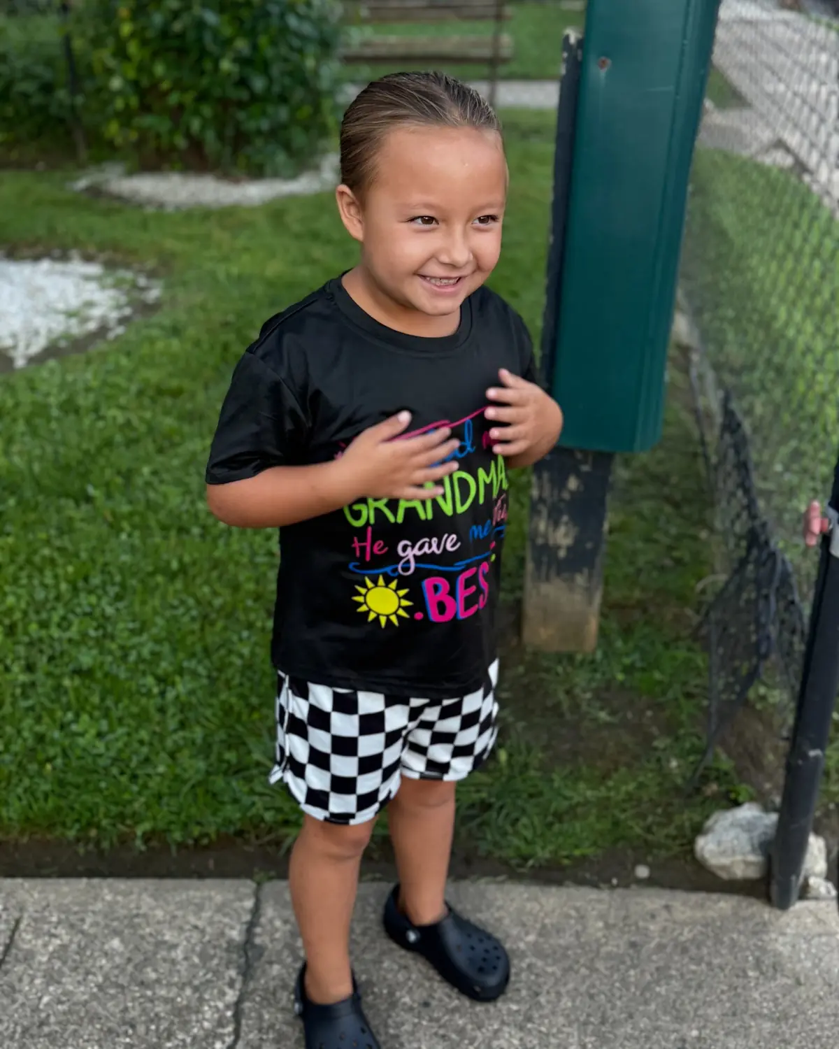 Krymsyn smiling outdoors